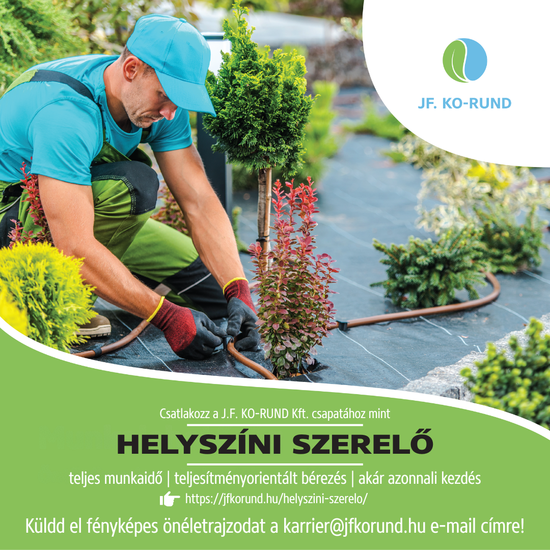 Csatlakozz a J.F. KO-RUND Kft. csapatához mint HELYSZÍNI SZERELŐ